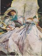John Singer Sargent Lady with a Parasol oil painting reproduction
